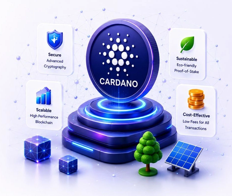 Cardano Blockchain Development illustration