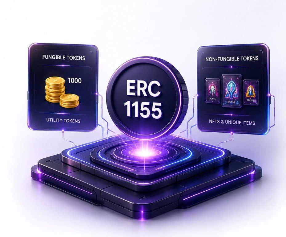 ERC-1155 Token Development illustration